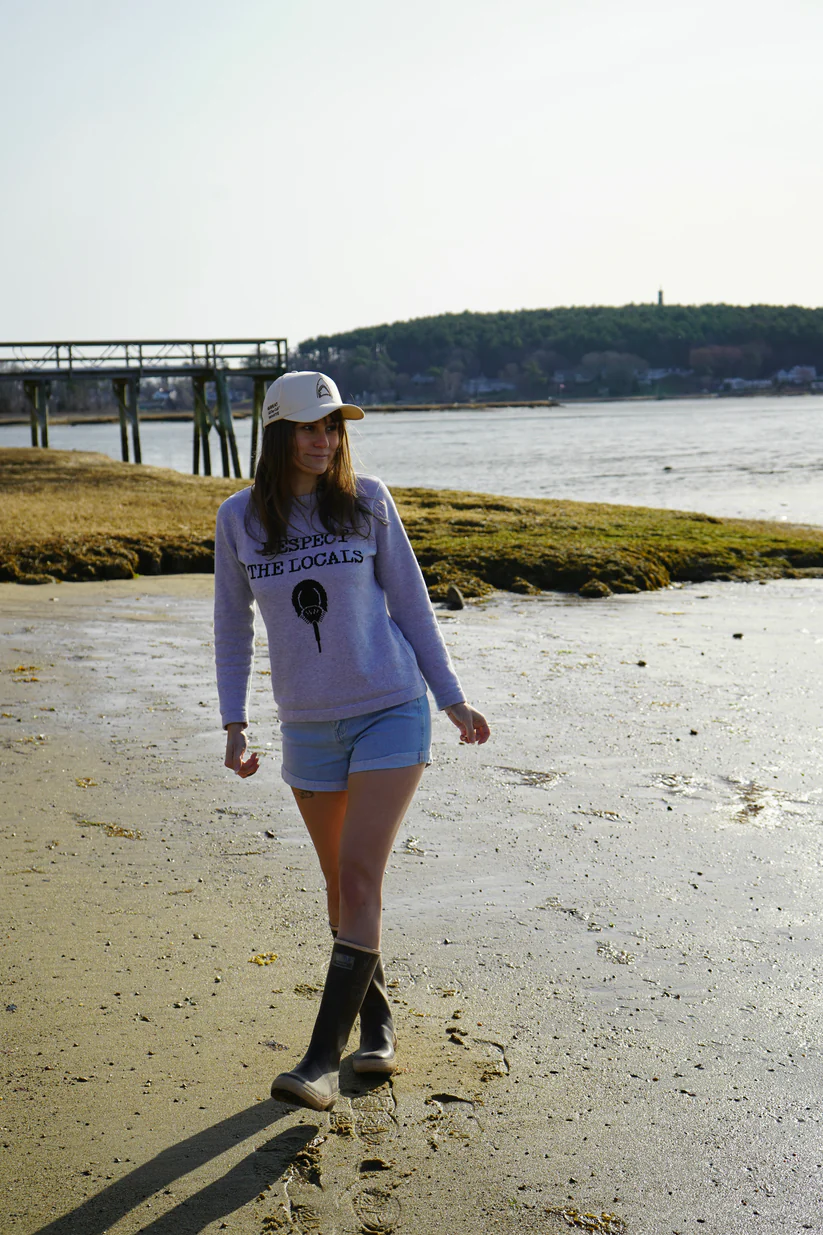 Pink Pineapple RESPECT THE LOCALS Horseshoe Crab Sweater