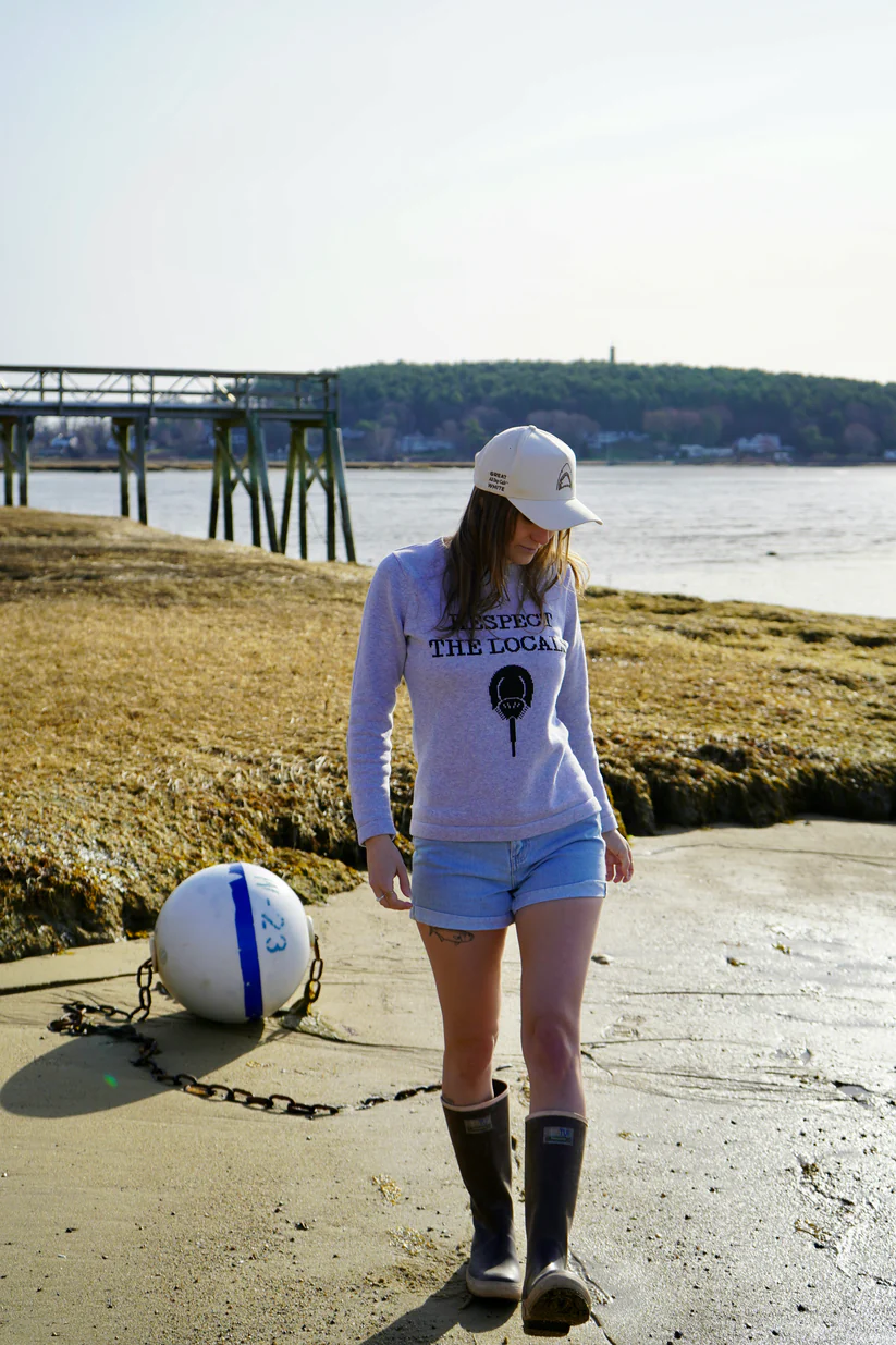 Pink Pineapple RESPECT THE LOCALS Horseshoe Crab Sweater