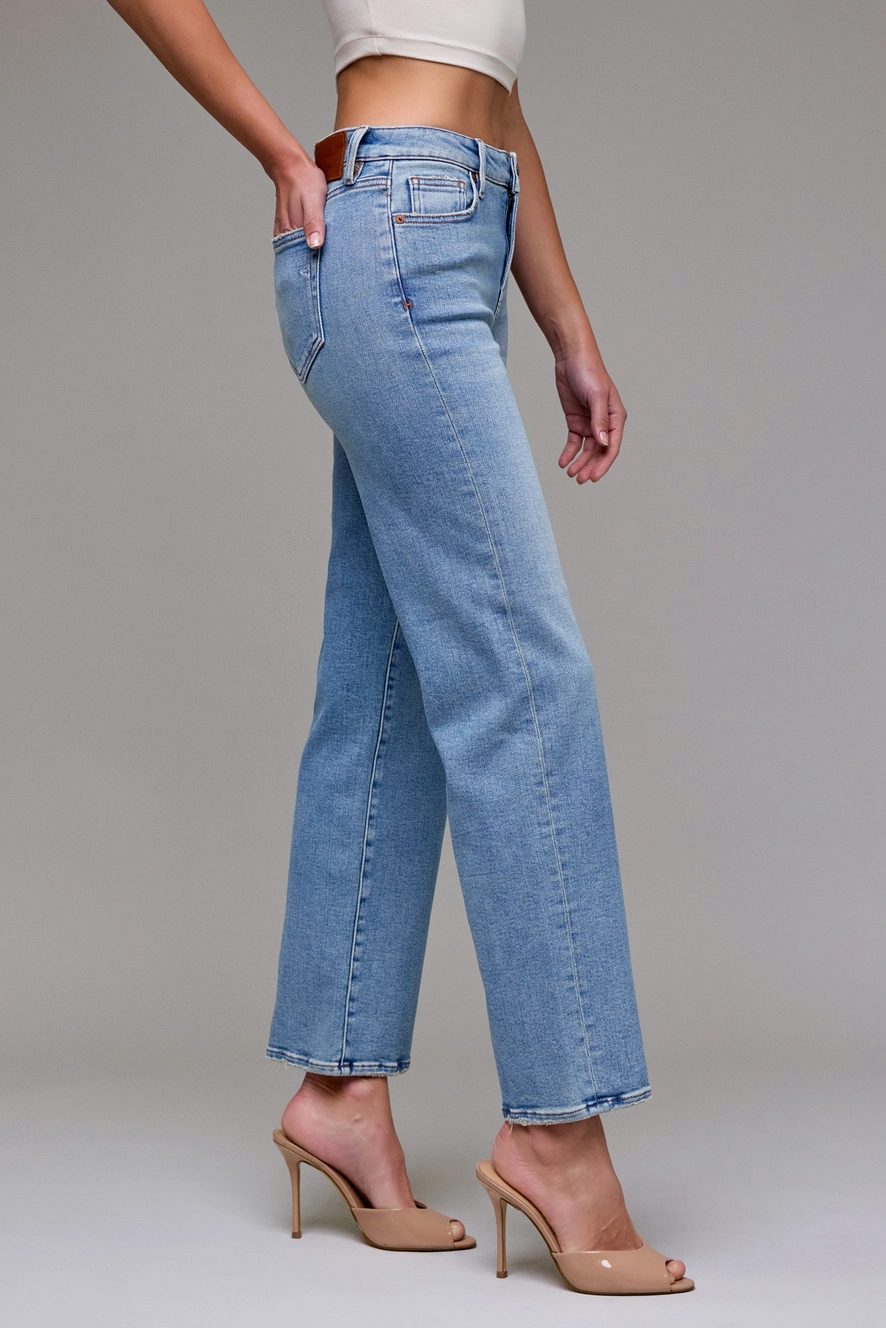 Hidden “Ella” Mid-Rise Vintage Wash Classic Straight - Image 5