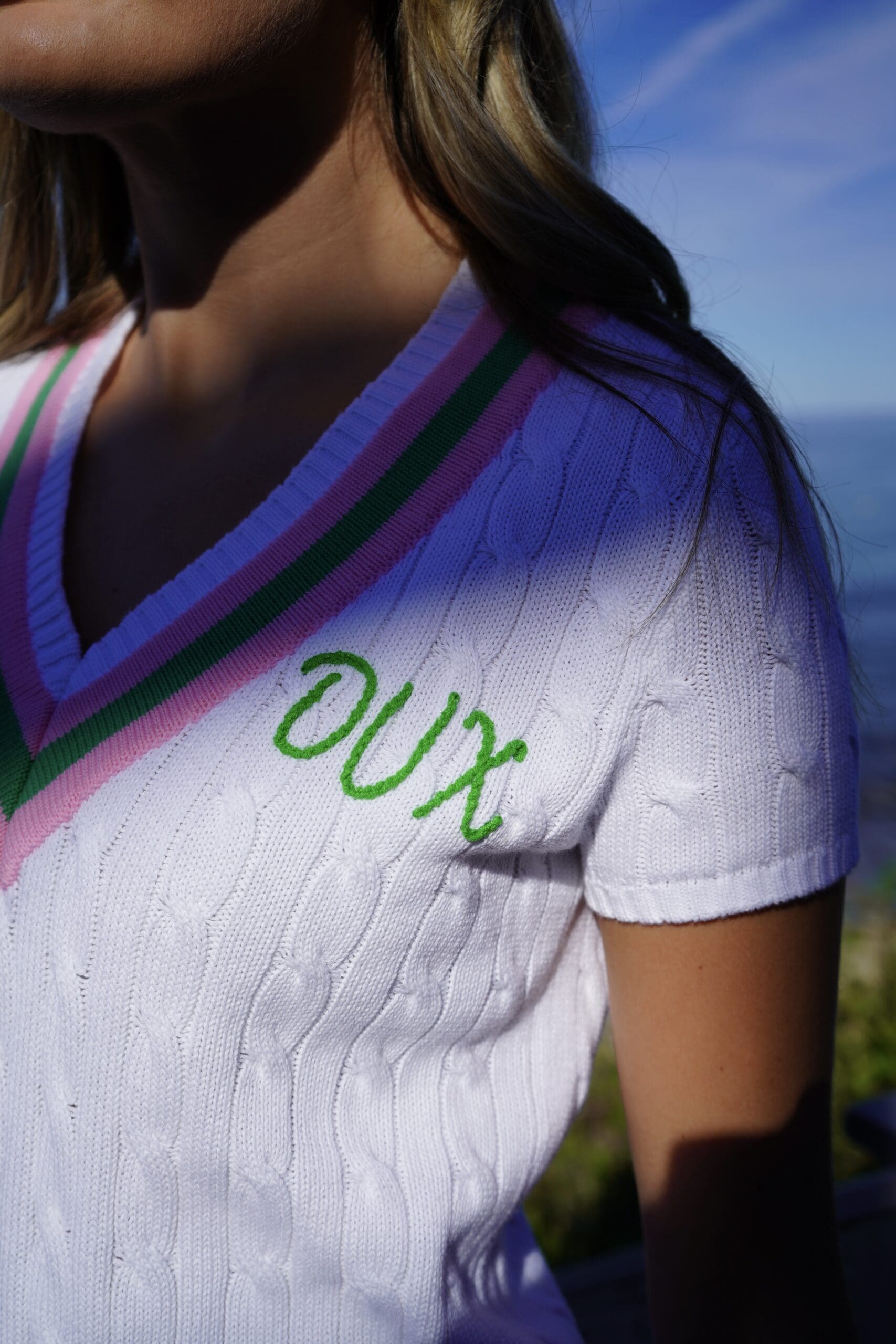 Pink Pineapple “Dux” Short Sleeve Sweater - Image 7