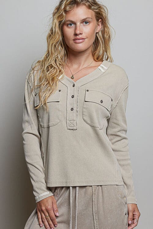 POL Henley with Pockets